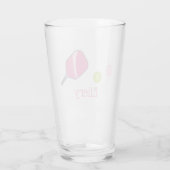 ピックル名門私立校風のボールガパーソナライズされたラスタンブラー タンブラーグラス (裏面)