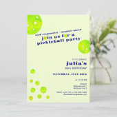 ピックル名門私立校風のボールディンク責任ある誕生日パーティー 招待状 (スタンド正面)