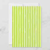 ピックル名門私立校風のボールディンク責任ある誕生日パーティー 招待状 (裏面)