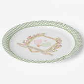 ピックル名門私立校風のボールハッピーバースデー ペーパープレート (アングル)