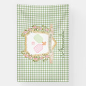 ピックル名門私立校風のボールハッピーバースデー 横断幕 (縦)