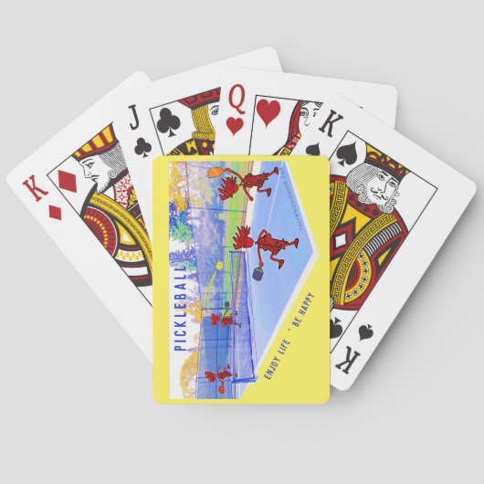 ピックル楽しむボールのライフ…クラシックトランプ トランプ (裏面)