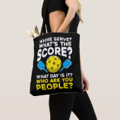 ピックル笑わされるボール引用文ユーモアのあるスポーツアスリート トートバッグ (クローズアップ)