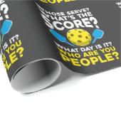 ピックル笑わされるボール引用文ユーモアのあるスポーツアスリート ラッピングペーパー (ロールコーナー)