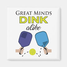 ピックル素晴らしボール磁石「Minds Dink Alike」
