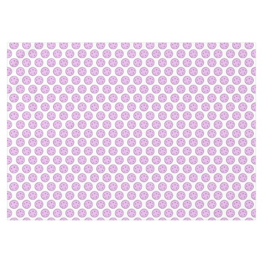 ピックル結婚ボールのラベンダーとホワイトピックルボール テーブルクロス (正面(横))