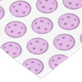 ピックル結婚ボールのラベンダーとホワイトピックルボール テーブルクロス (アングル)