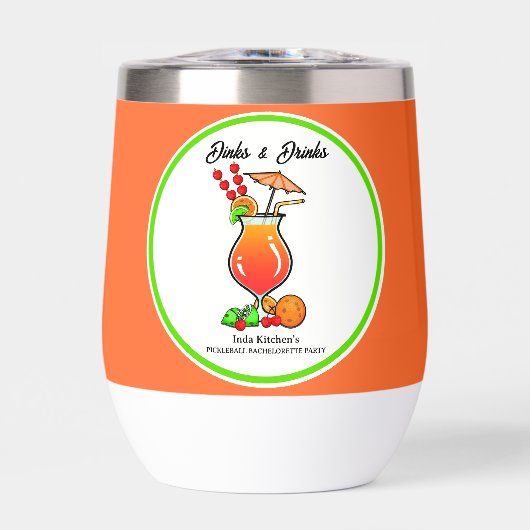 ピックル結婚ボールバチェロレッテのディンク&ドリンク (正面)