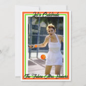 ピックル結婚ボールバチェロレッテのディンク&ドリンク 招待状 (裏面)