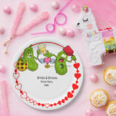 ピックル結婚ボール ペーパープレート (パーティー)