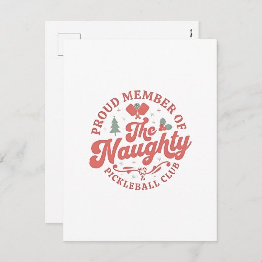 ピックル誇りを持ったボールいけなクラブ会員 シーズンポストカード (正面/裏面)