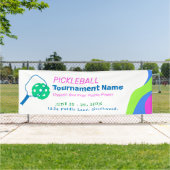 ピックル鮮やかボールトーナメントバナー 横断幕 (インサイチュ)