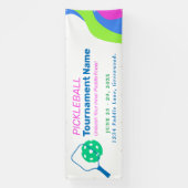 ピックル鮮やかボールトーナメントバナー 横断幕 (縦)
