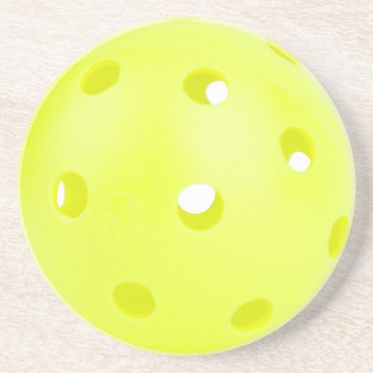 ピックルBAll黄色 コースター (正面)
