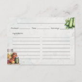 ピックルJARベーシックレシピカード エンクロージャーカード (正面)