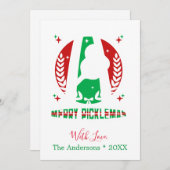 ピックレメリーマスクリスマスホリデーカード シーズンカード (正面/裏面)