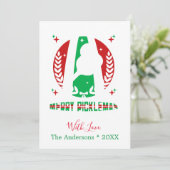 ピックレメリーマスクリスマスホリデーカード シーズンカード (スタンド正面)