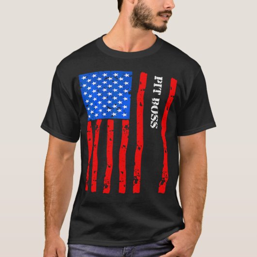 ピックールトボスアクセサリー用品物米国国旗.pn tシャツ (正面)