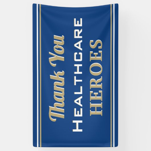 ピック人気がある!ヘルスケアのヒーローに感謝のバナー 横断幕 (縦)