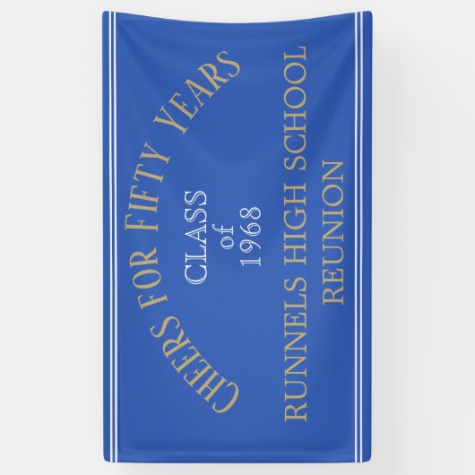 ピック人気がある!50年の懇親会バナー 横断幕 (縦)