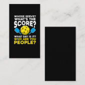 ピック笑わされるルボール引用文スユーモアのあるポーツアスリート 名刺 (正面/裏面)