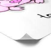 ピッグよくはしゃぐピラミッド ポスター (角)