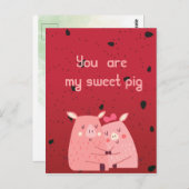 ピッグカード ポストカード (正面/裏面)