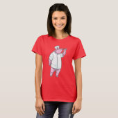 ピッグシェフ料理スプーン調理師 Tシャツ (正面フル)