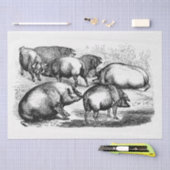 ピッグスエフエマデクページヴィンテージファーム 薄葉紙 (クラフト)