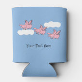 ピッグズフライおもしろいイベントお祝い 缶クーラー (裏面)