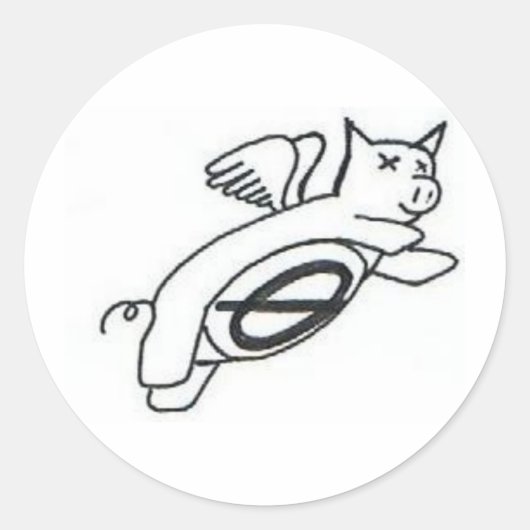 ピッグズフライシール ラウンドシール (正面)