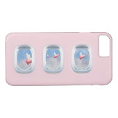 ピッグズフライ過去飛行機窓 Case-Mate iPhoneケース (裏面(横))