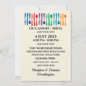 ピッグピッキン・バーベキュー 招待状 (裏面)