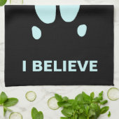 ピッグフット – I 信じ キッチンタオル (折り畳み)