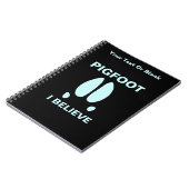 ピッグフット – I 信じ ノートブック (左側)