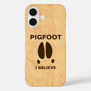 ピッグフット – I 信じ iPhone 16ケース