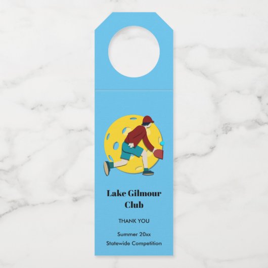 ピッケルボール ボトルネックタグ (正面)