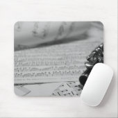 ピッコロおよび楽譜のマウスパッド マウスパッド (マウス)