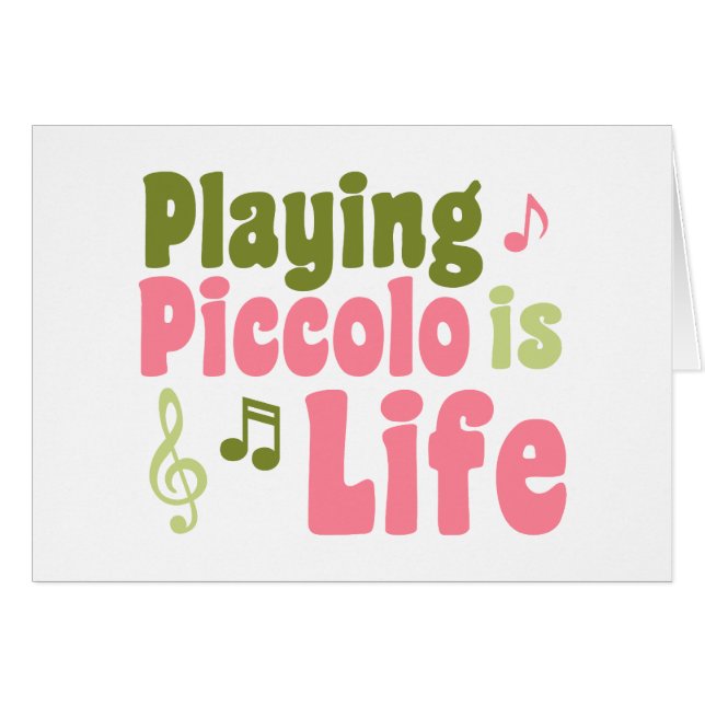 ピッコロは人生だ (正面横)