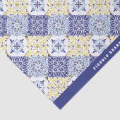 ピッコロアモーレイタリアンタイルブルーレモンベビーシャワー 薄葉紙 (詳細)