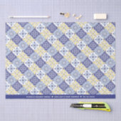 ピッコロアモーレイタリアンタイルブルーレモンベビーシャワー 薄葉紙 (クラフト)