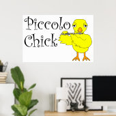 ピッコロチック文字 ポスター (ホームオフィス)