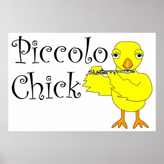 ピッコロチック文字 ポスター (正面)