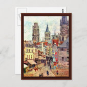 ピッサロ・カミーユによるピッセリールーアン ポストカード (正面/裏面)