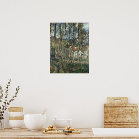 ピッサロ – ボーフスヒルアットエルミタージュ ポスター (キッチン)