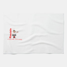 ピッシパーソナライズされたョーロピザシェフ キッチンタオル