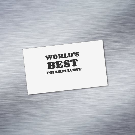 ピッシー·デザイン·ワールドの最高の薬剤師 マグネット名刺 (インサイチュ)