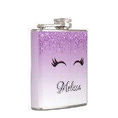 ピッスタイリッシュク&ブラックのダレグリッター フラスク (右)