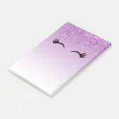 ピッスタイリッシュク&ブラックのダレグリッター ポストイット (アングル)