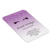 ピッスタイリッシュク&ブラックのダレグリッター マグネット (右側)